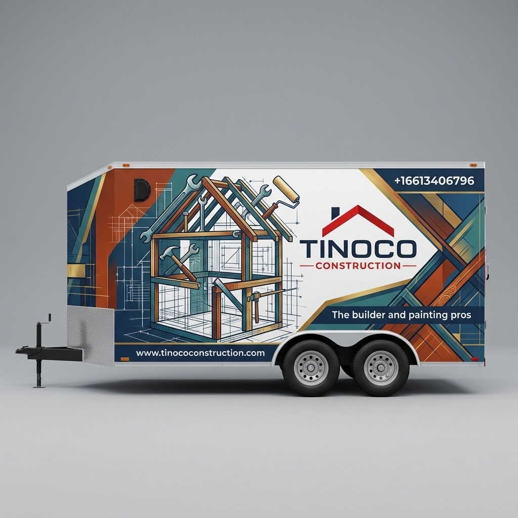 V-Nose Trailer wrap concept