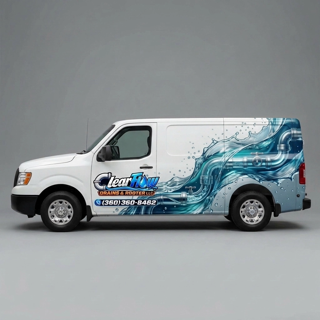 2018 Nissan NV3500 SL wrap concept