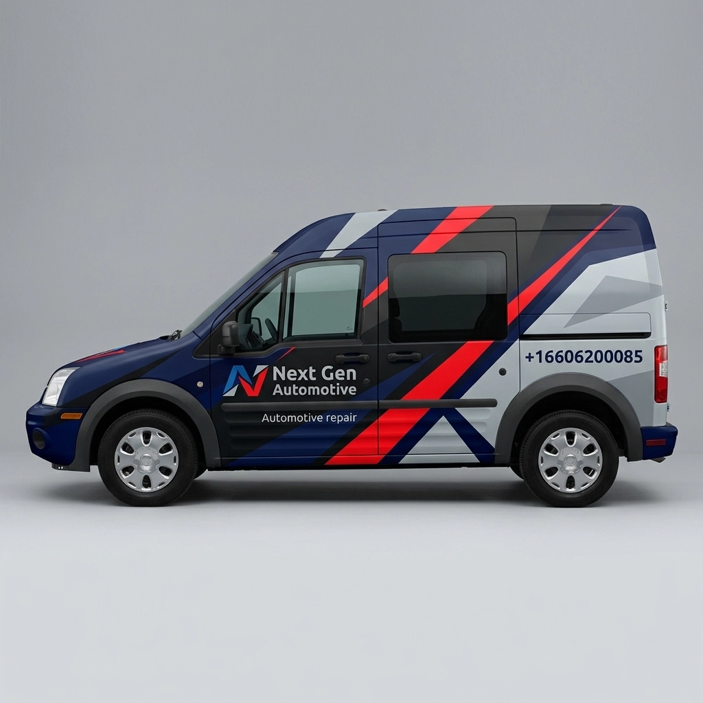 2013 Ford Transit Connect XLT wrap concept