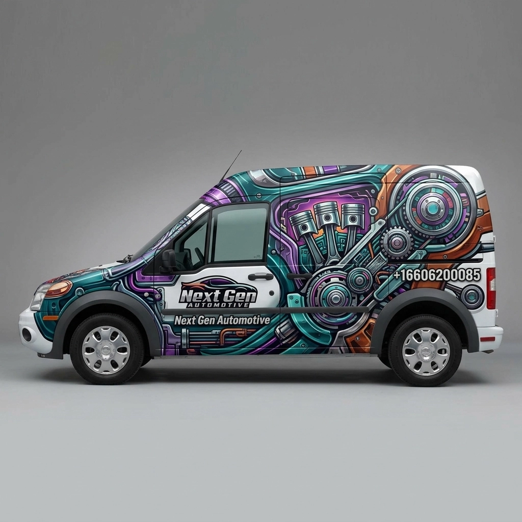 2013 Ford Transit Connect XLT wrap concept