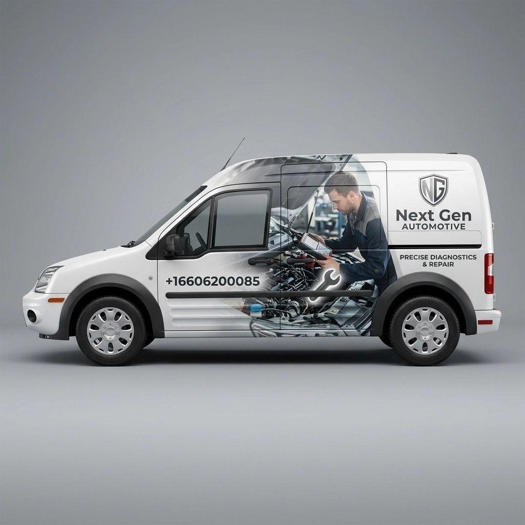 2013 Ford Transit Connect XLT wrap concept