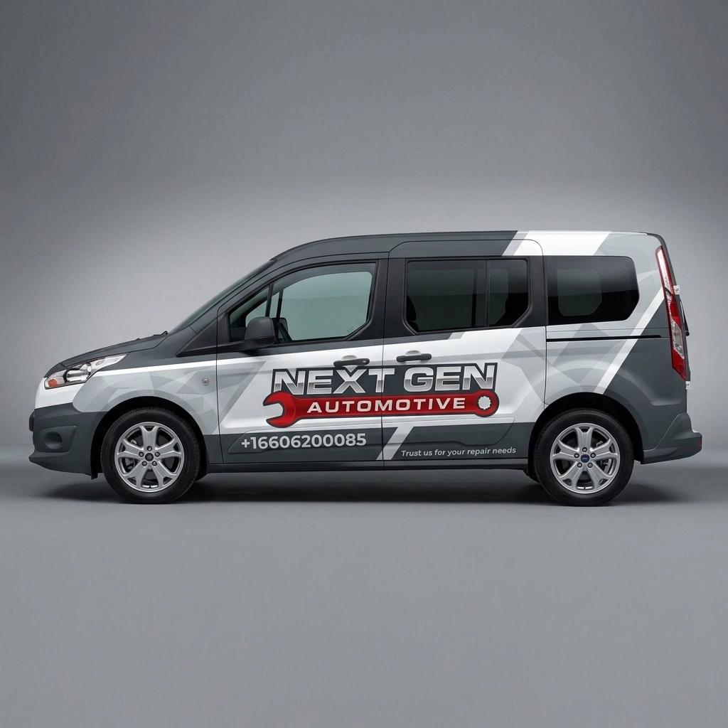 2013 Ford Transit Connect XLT wrap concept
