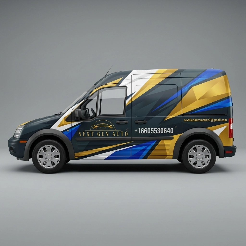 2010 Ford Transit Connect XL wrap concept