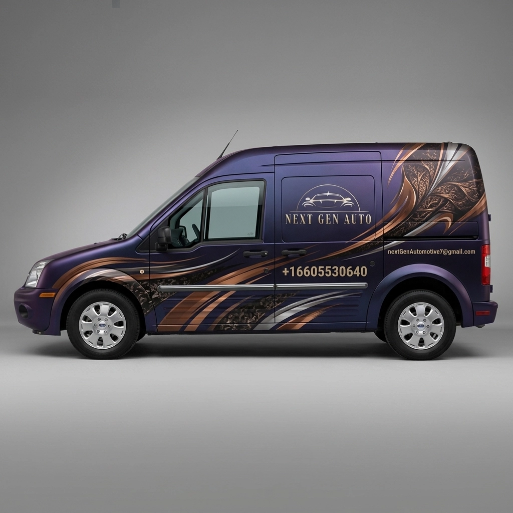 2010 Ford Transit Connect XL wrap concept