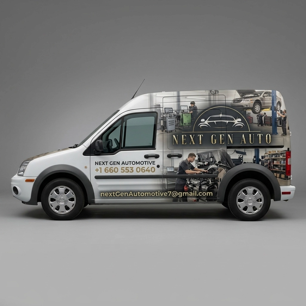 2010 Ford Transit Connect XL wrap concept