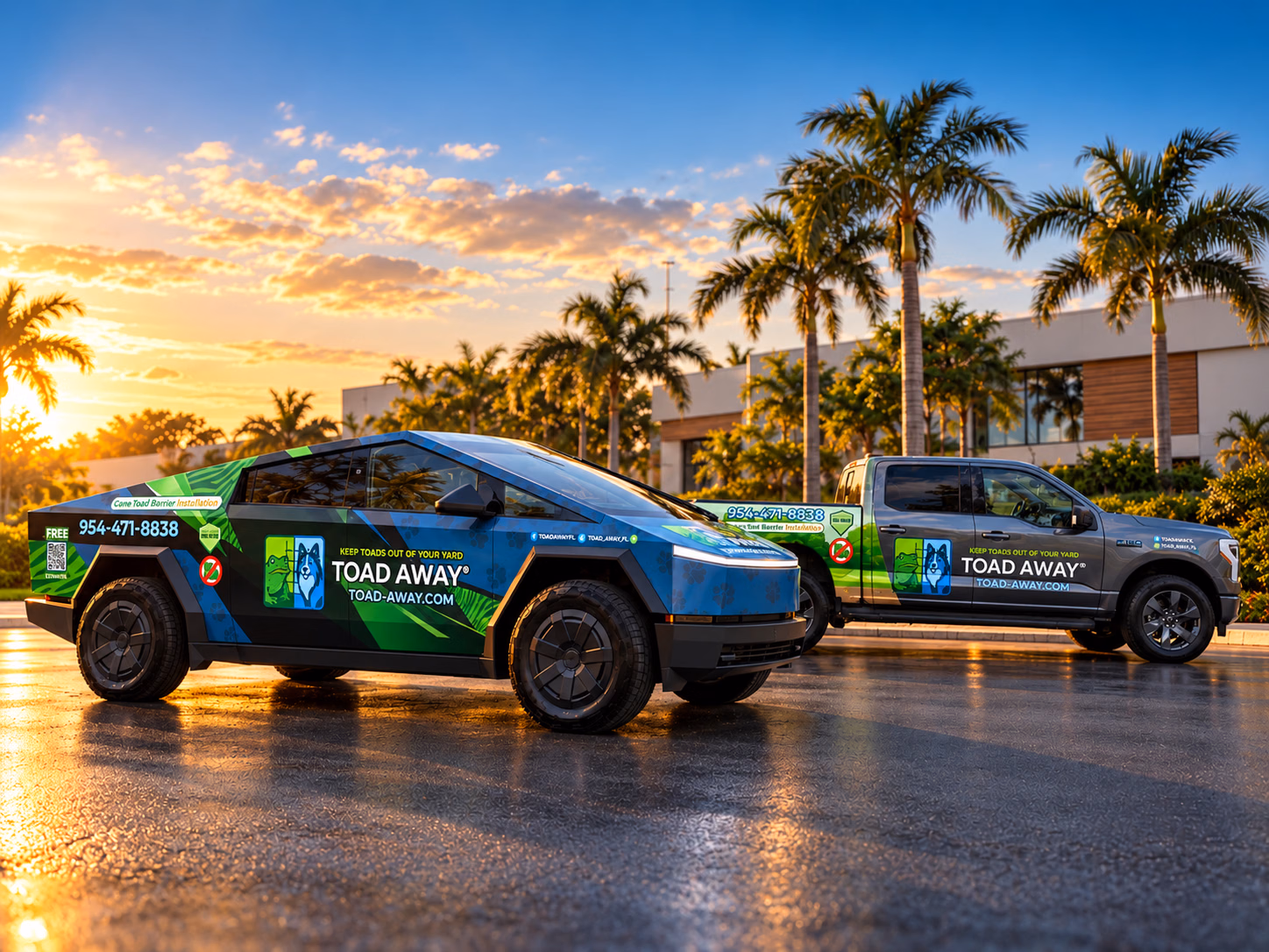 Toad Away vehicle wrap