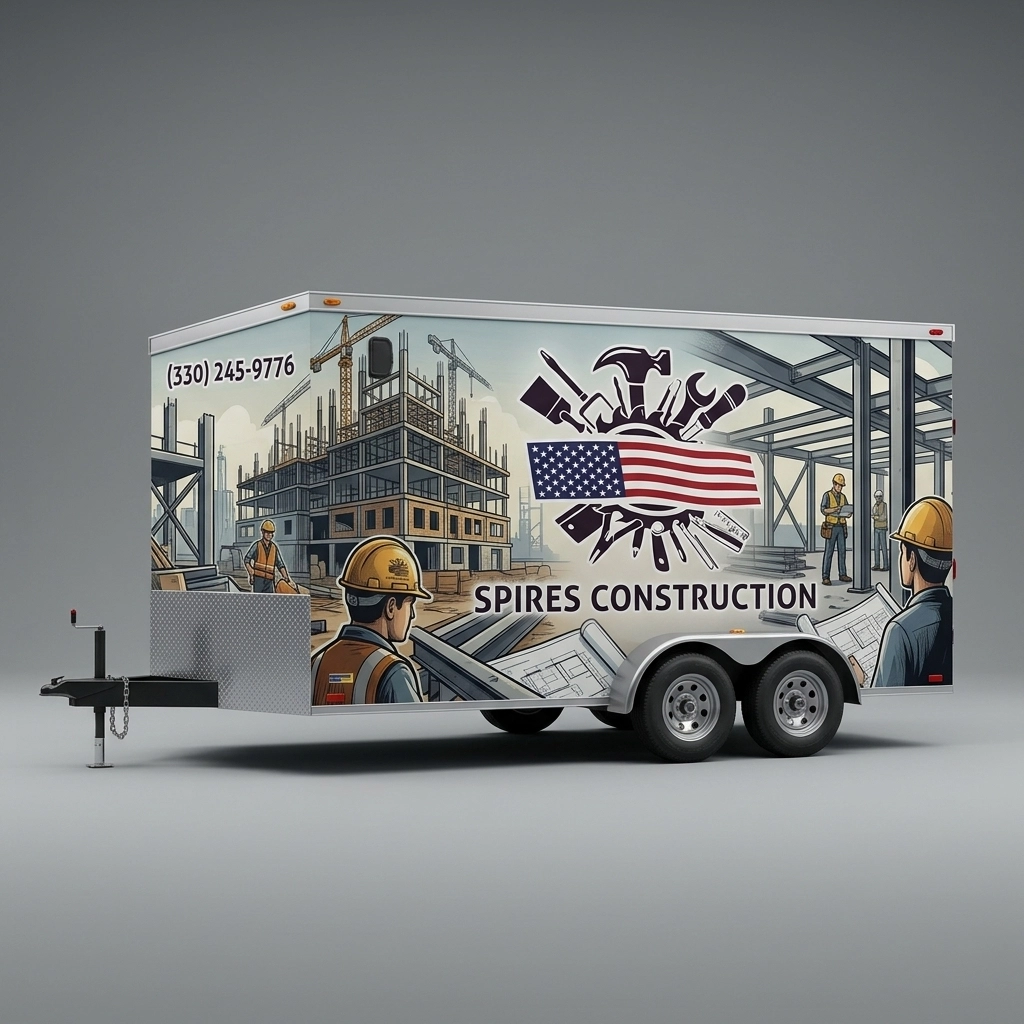 V-Nose Trailer wrap concept
