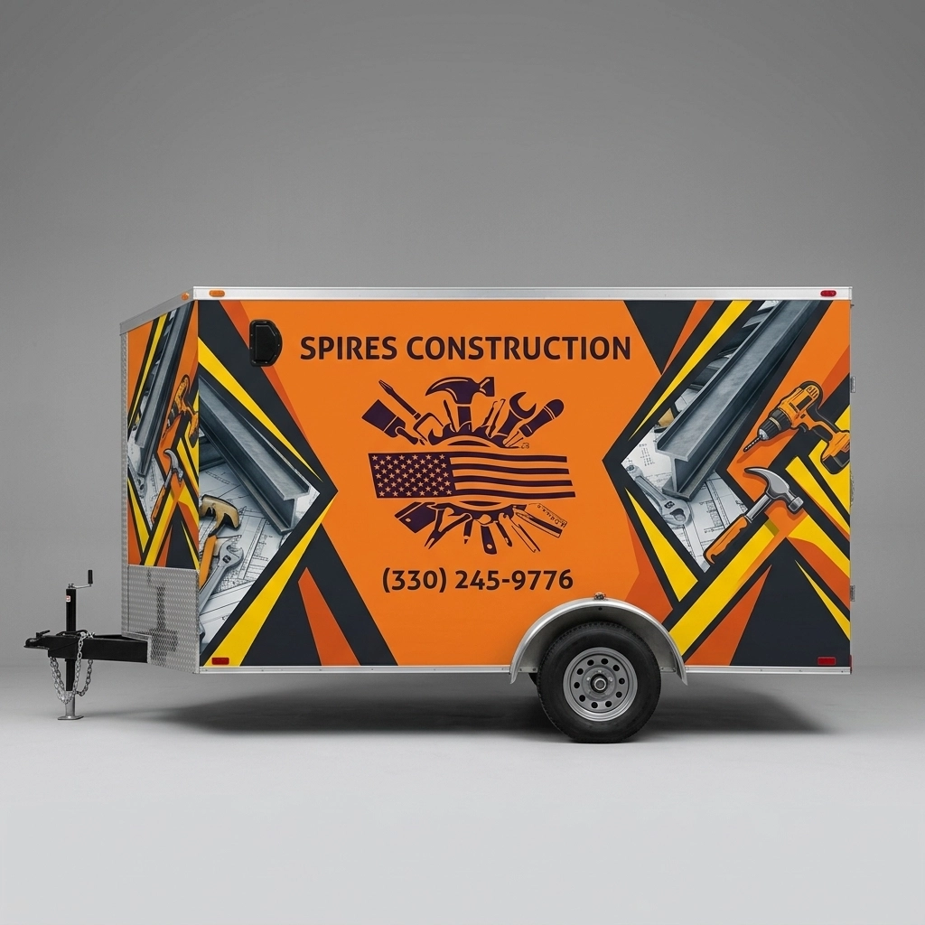 V-Nose Trailer wrap concept
