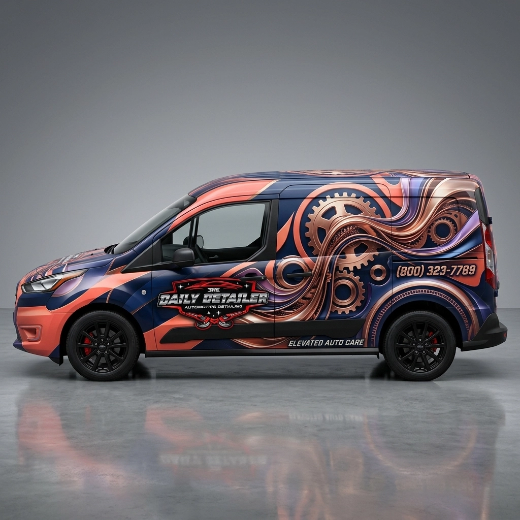 2020 Ford Transit Connect XL wrap concept