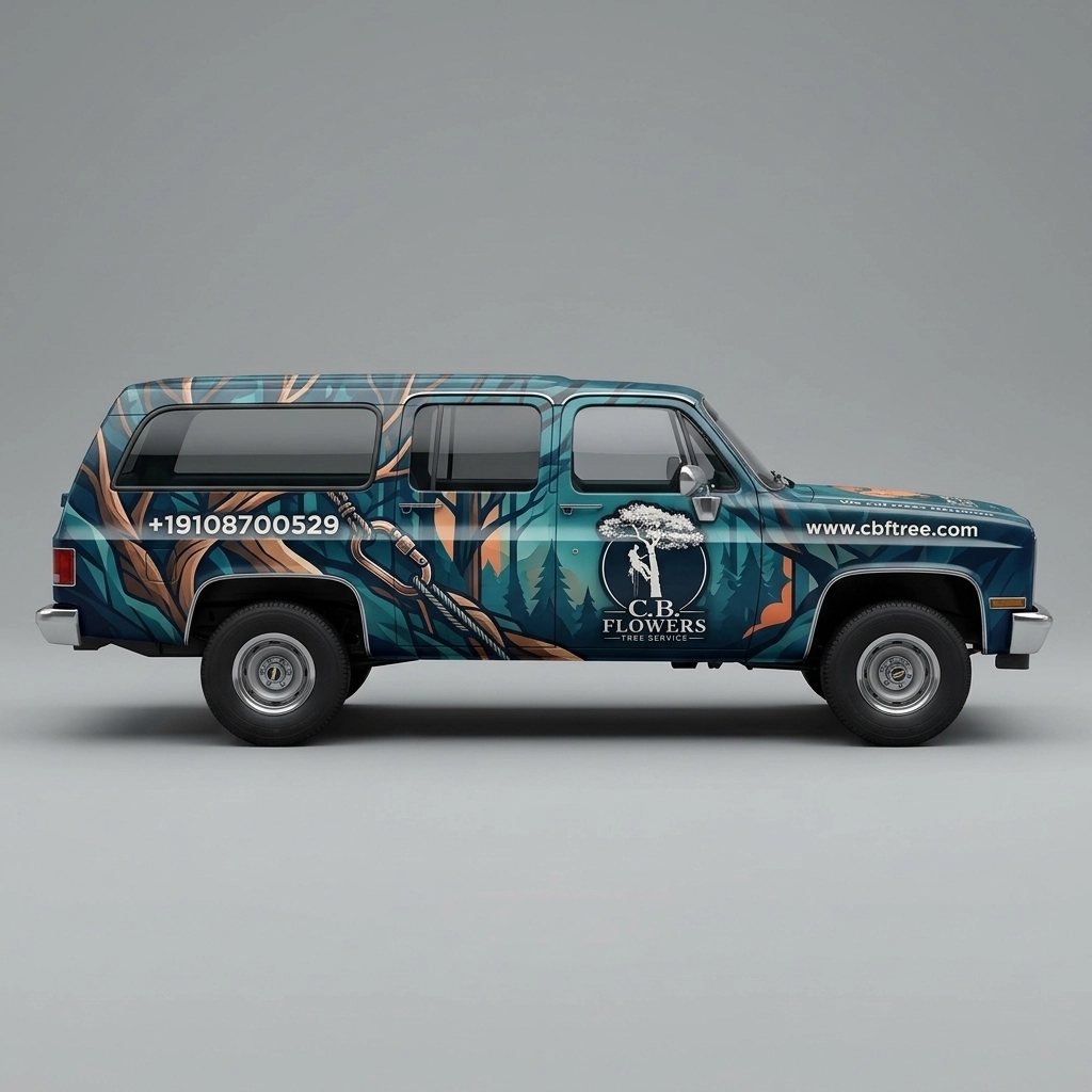 1986 Chevrolet K20 Suburban 4WD Scottsdale wrap concept