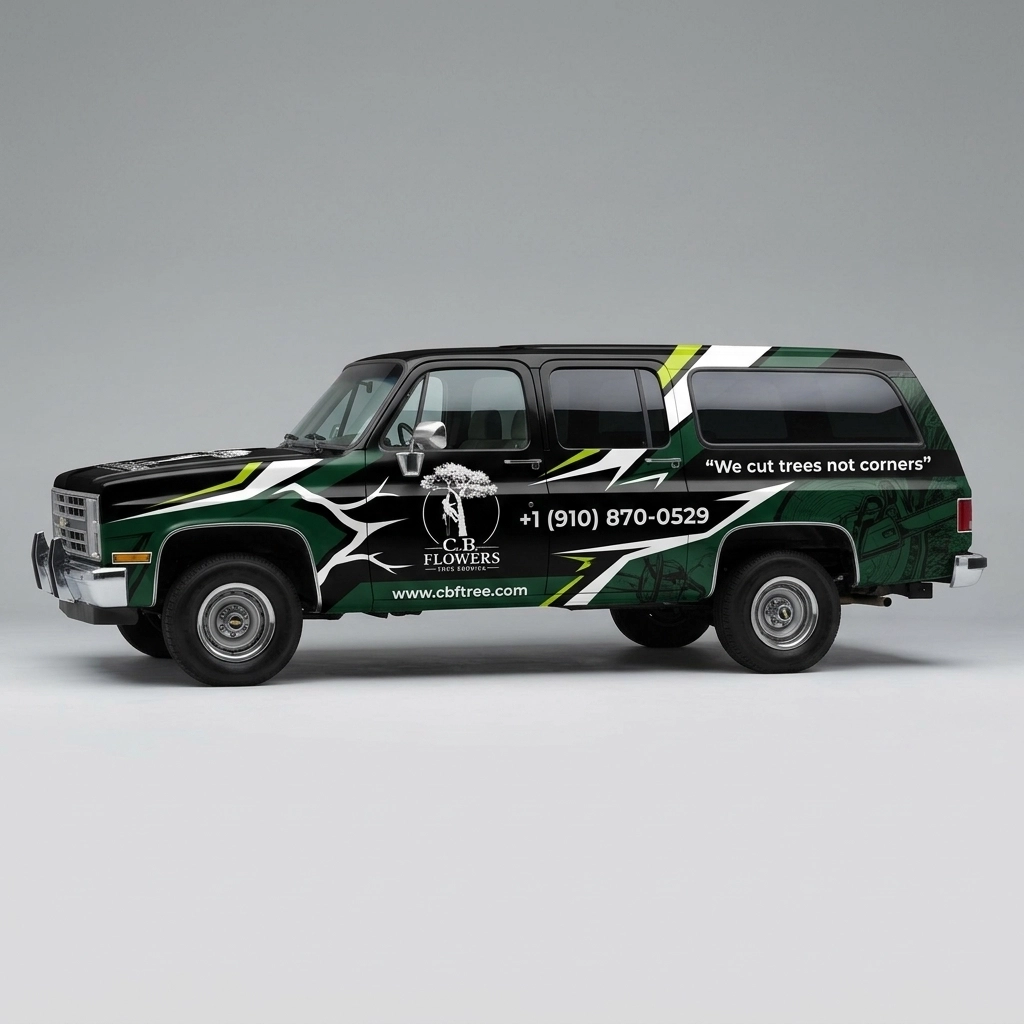 1986 Chevrolet K20 Suburban 4WD Scottsdale wrap concept
