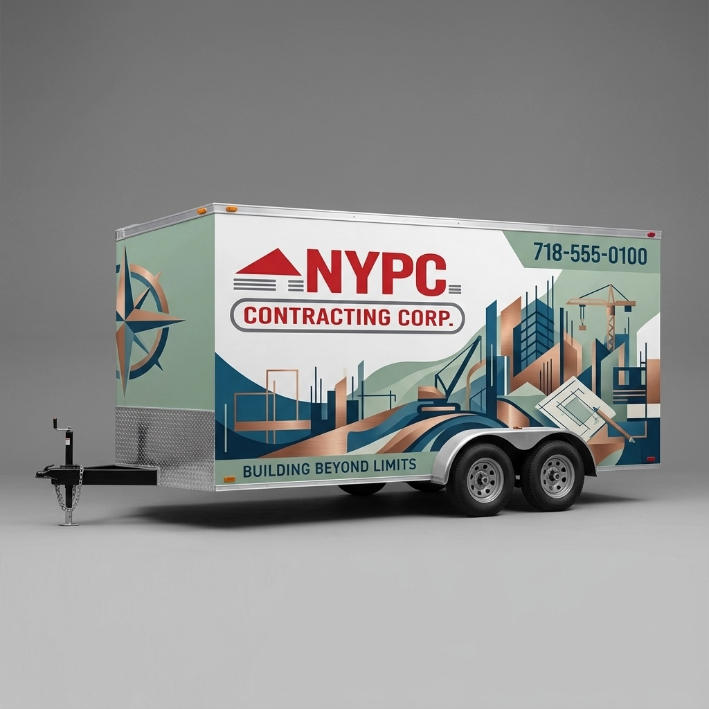 V-Nose Trailer wrap concept