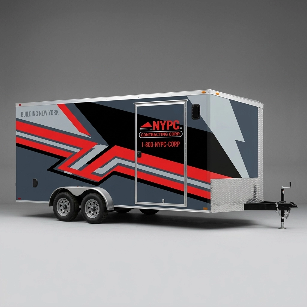 V-Nose Trailer wrap concept