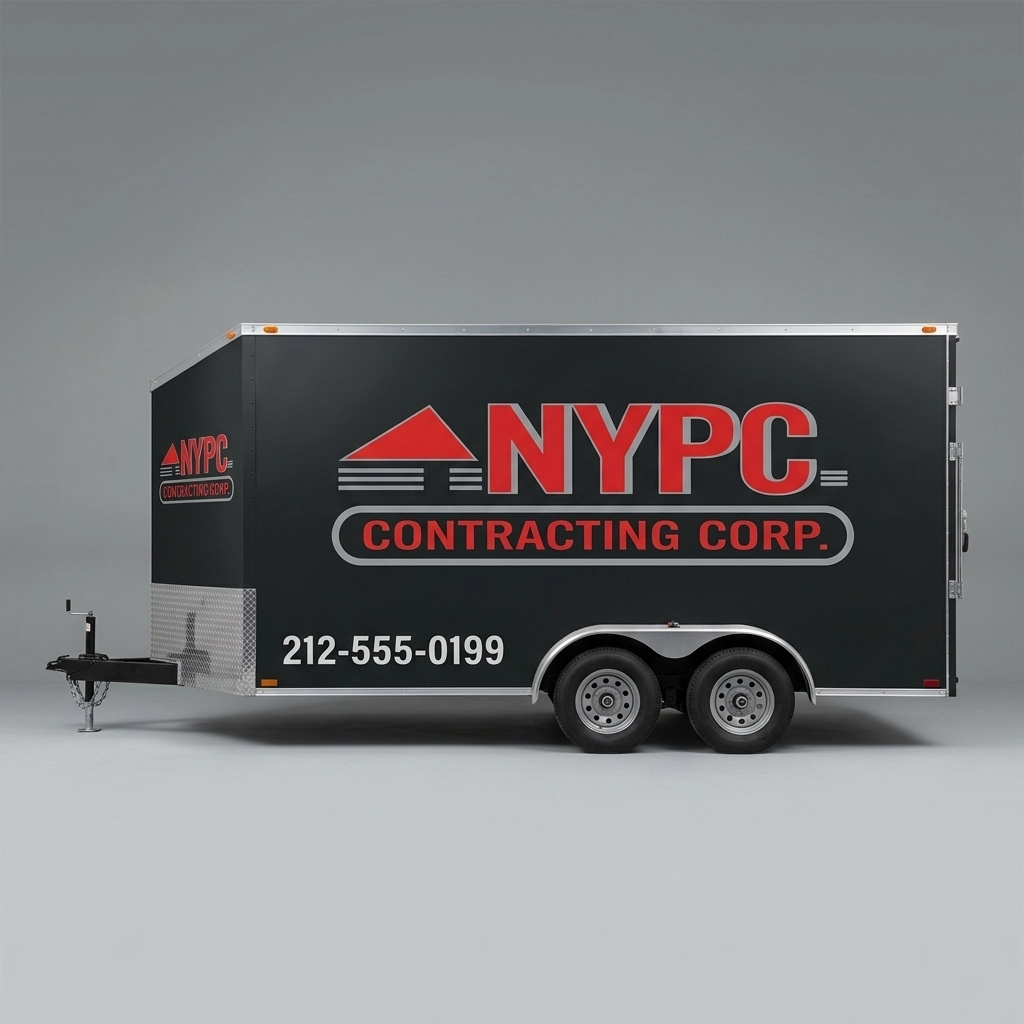 V-Nose Trailer wrap concept