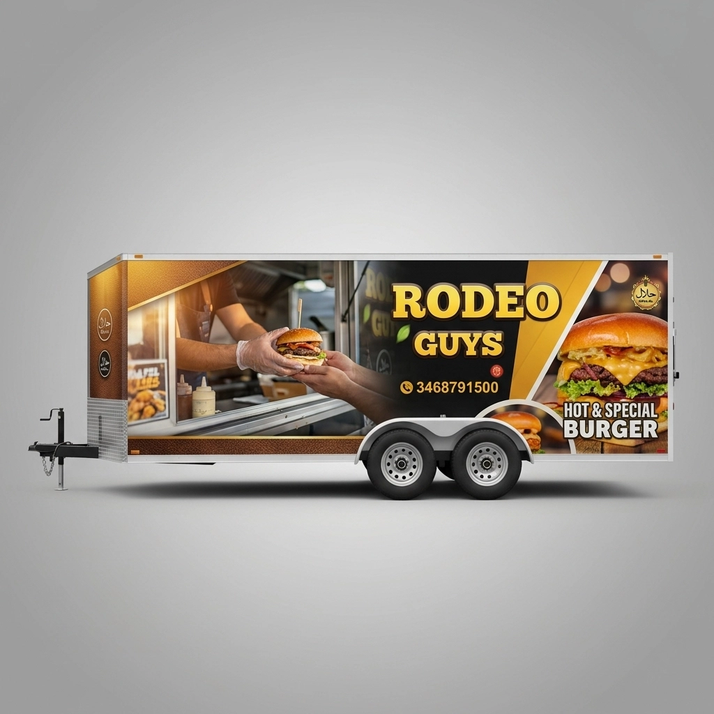 Flat Nose Trailer wrap concept