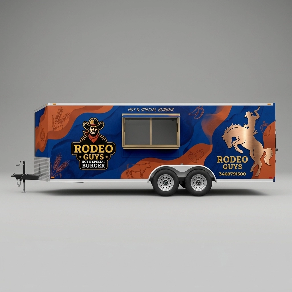 Flat Nose Trailer wrap concept