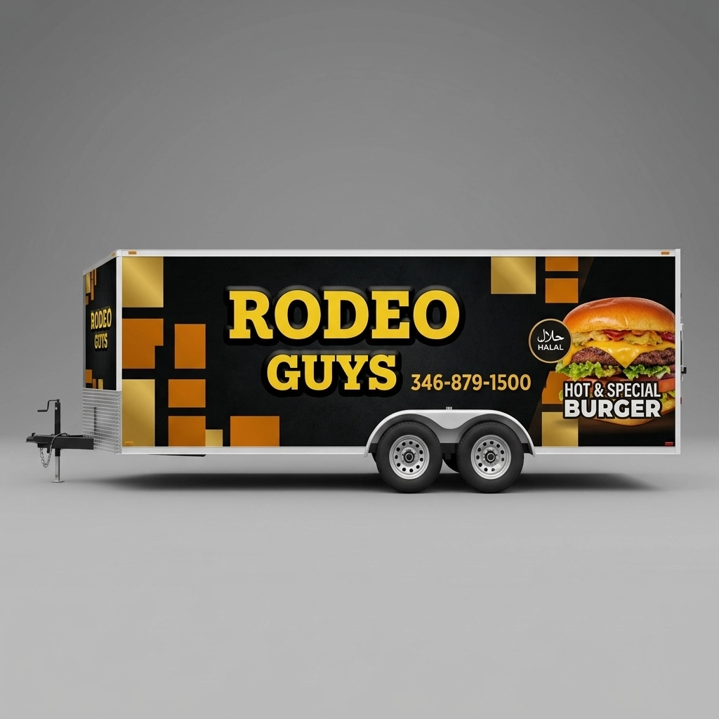 Flat Nose Trailer wrap concept