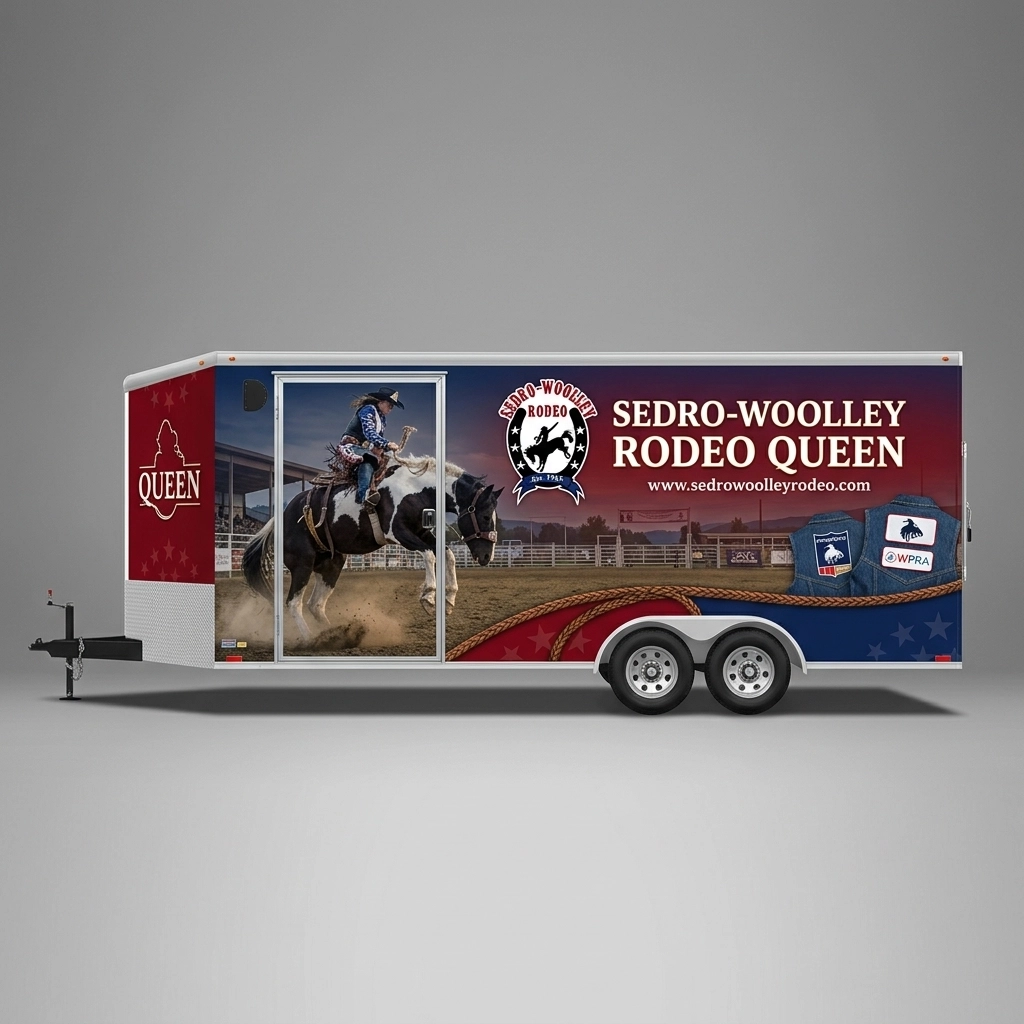 V-Nose Trailer wrap concept