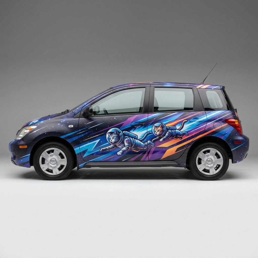2005 Scion xA Base wrap concept