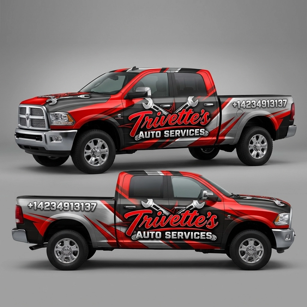 2016 Ram 2500 Tradesman wrap concept