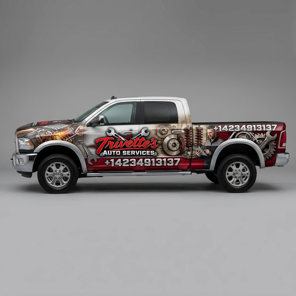 2016 Ram 2500 Tradesman wrap concept