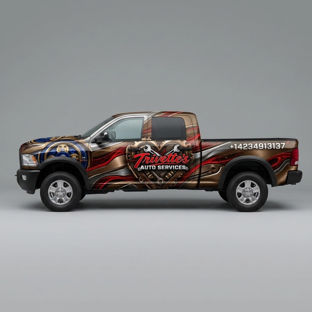 2016 Ram 2500 Tradesman wrap concept