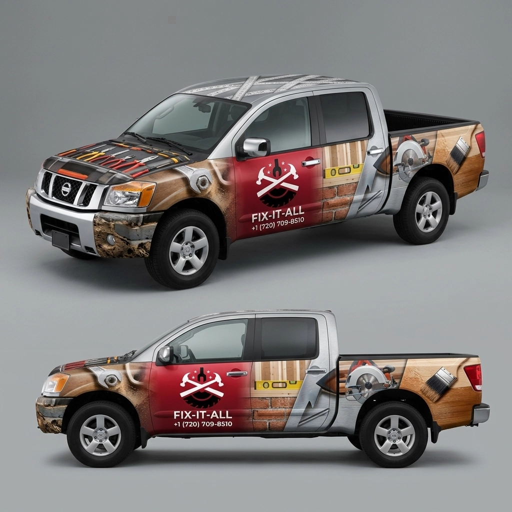 2011 Nissan Titan SV wrap concept