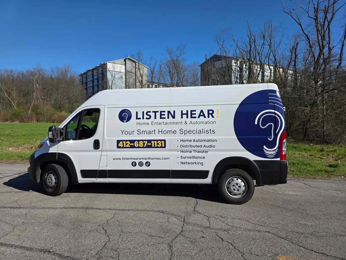 Spot graphics on a Ram ProMaster van in Pittsburgh, PA