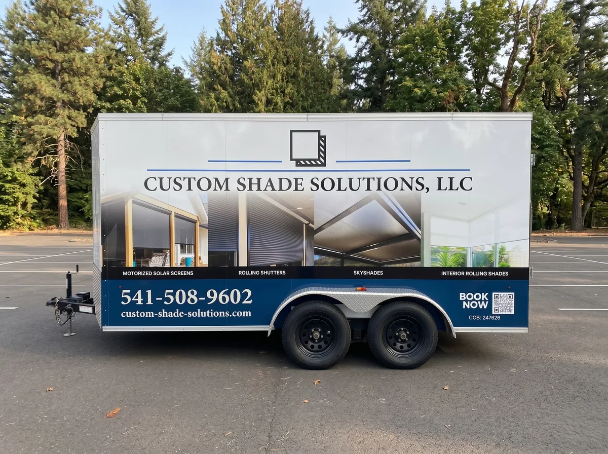 Full wrap on a trailer in Redmond, OR