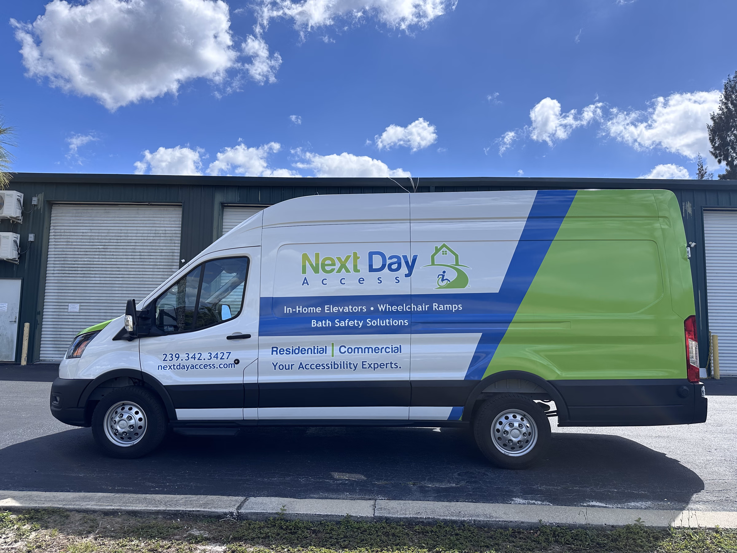Next Day Access vehicle wrap in Fort Myers, FL