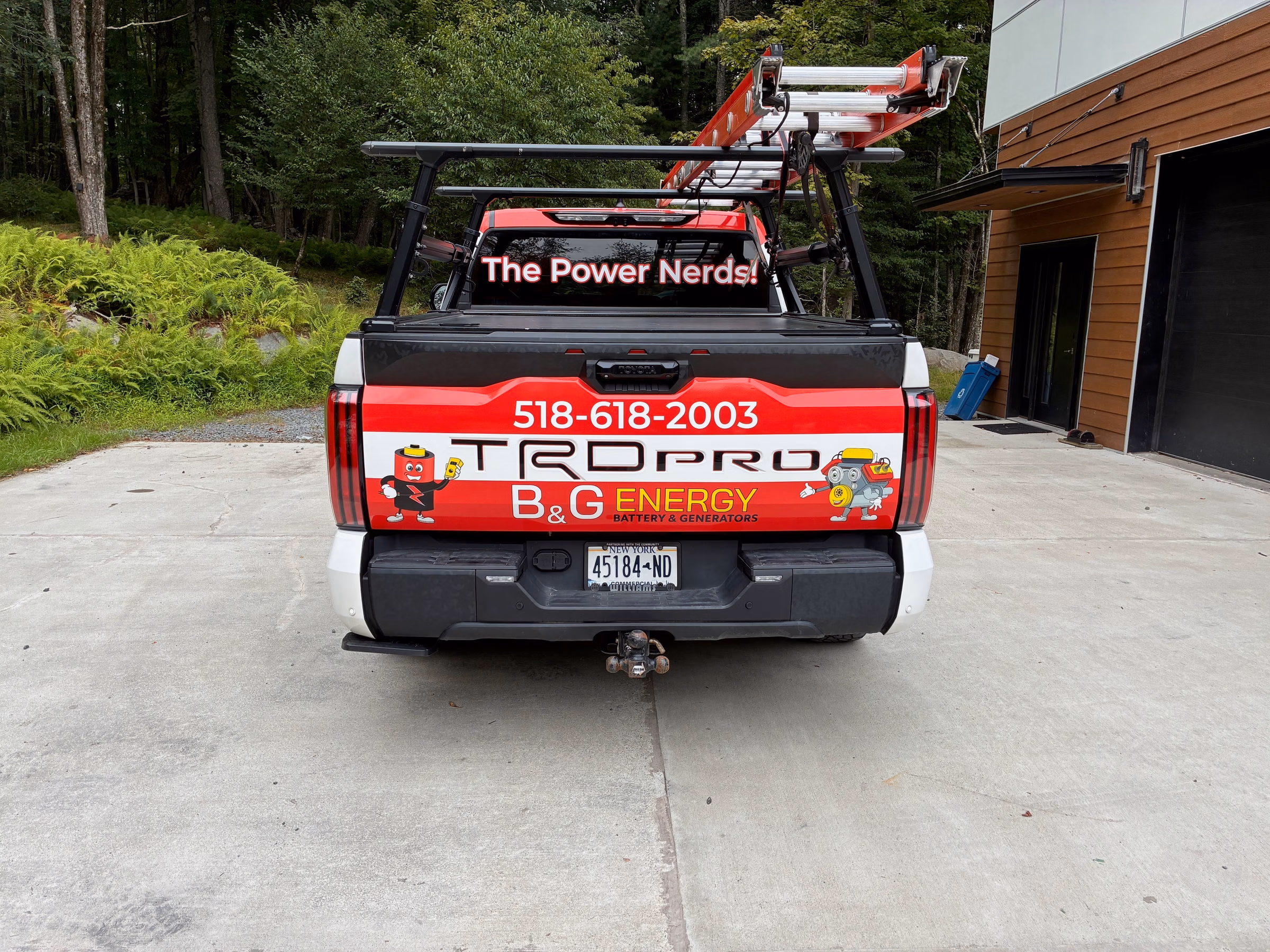 B&G Energy vehicle wrap in Monticello, NY