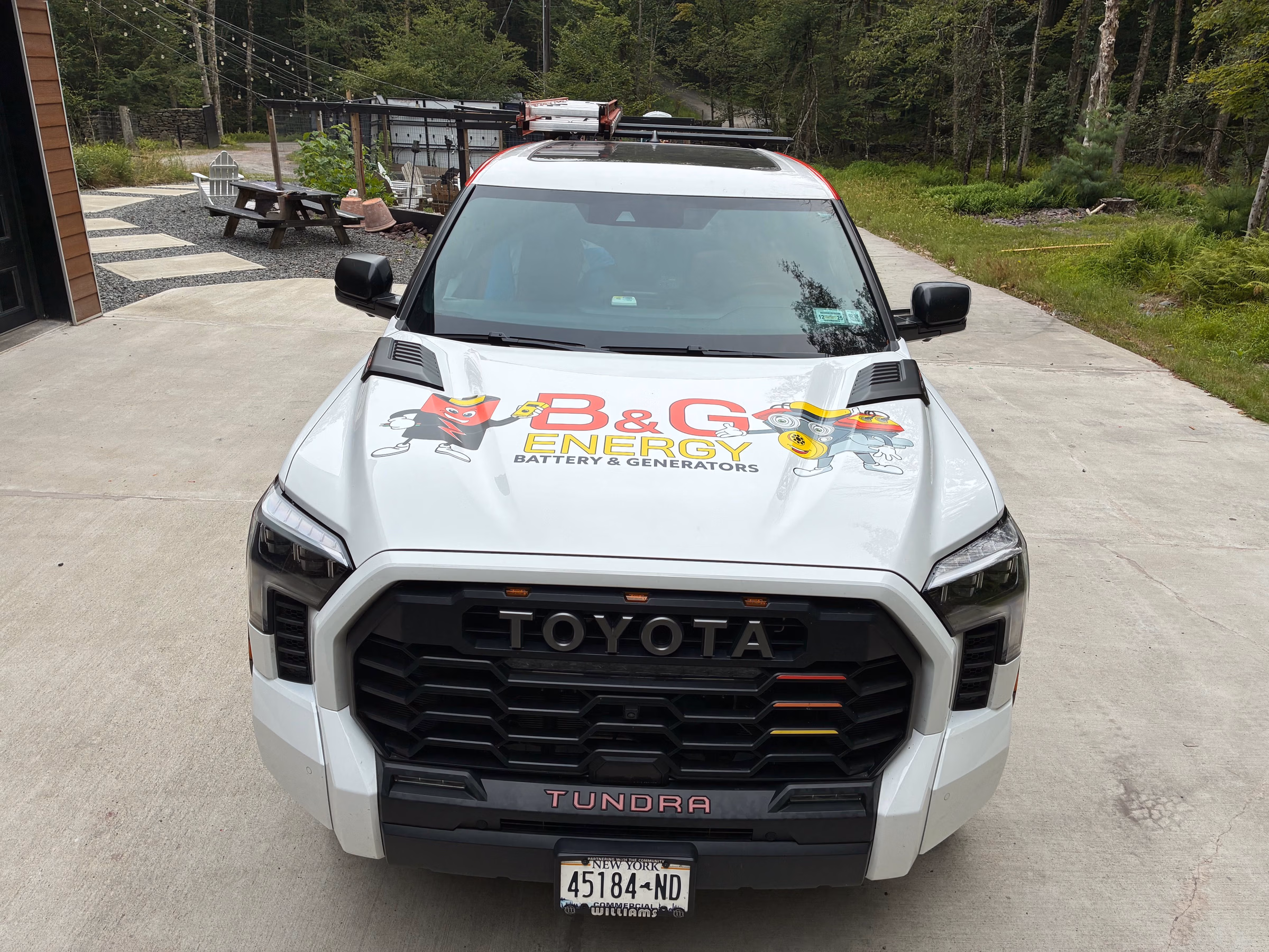 B&G Energy vehicle wrap in Monticello, NY