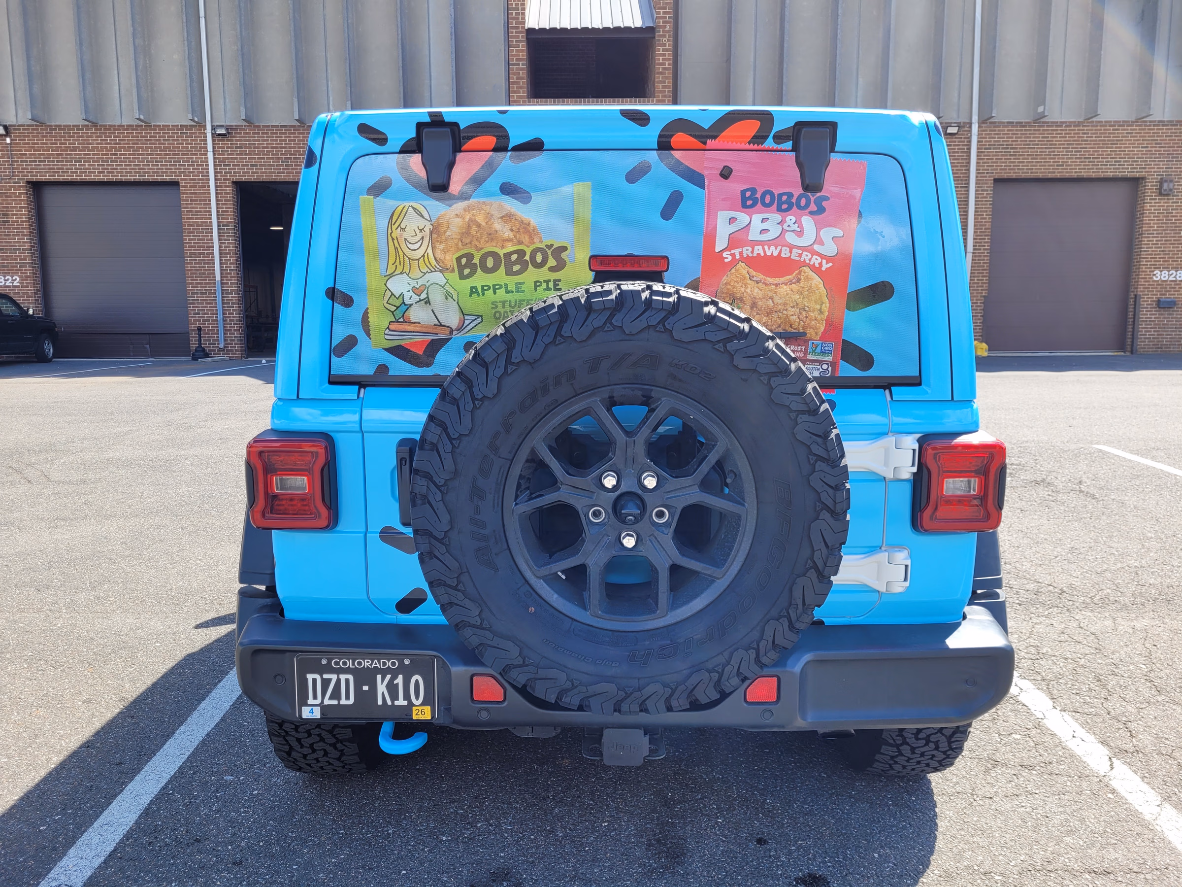 Bobo's vehicle wrap in Alexandria, VA