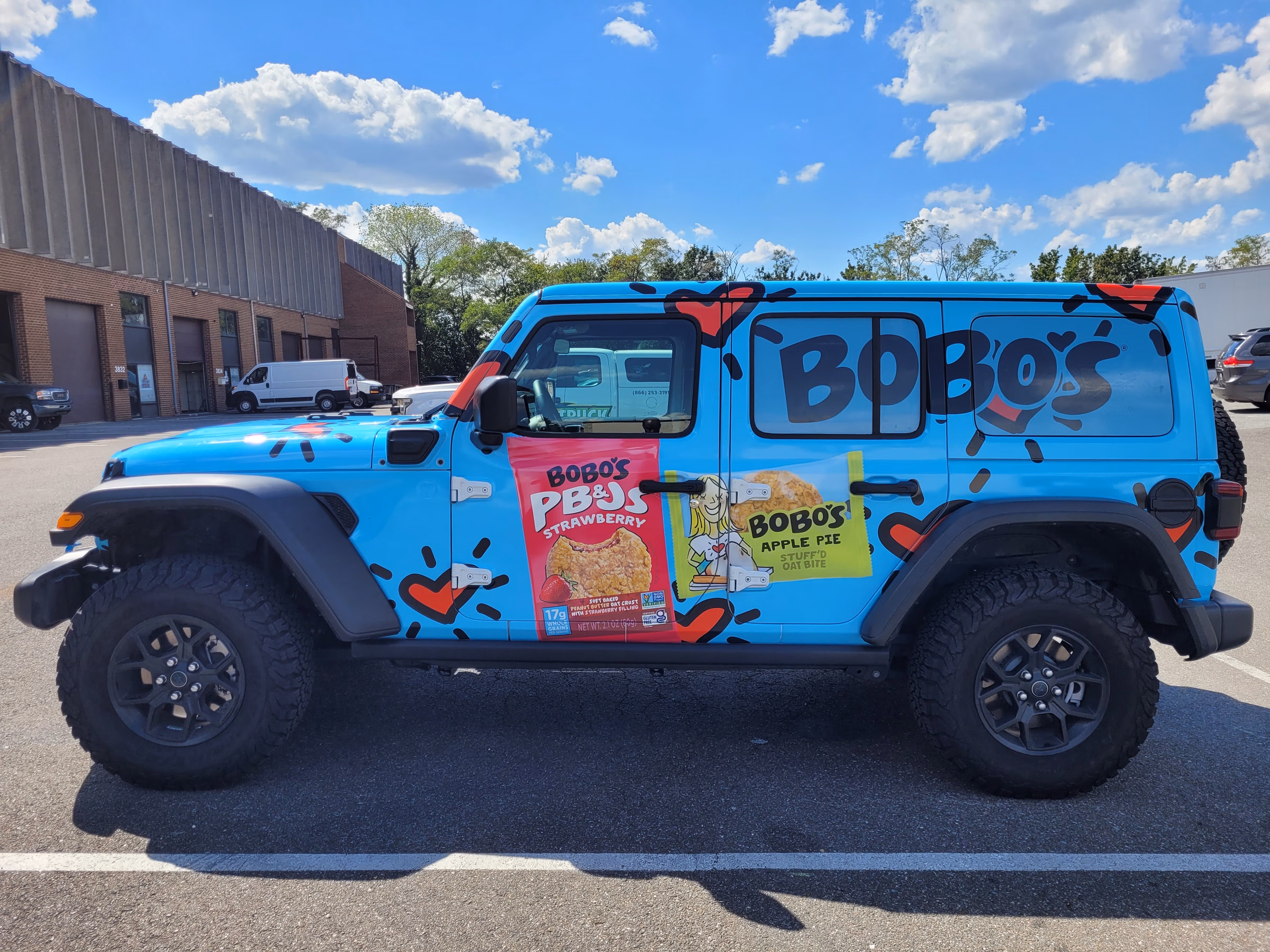 Bobo's vehicle wrap in Alexandria, VA
