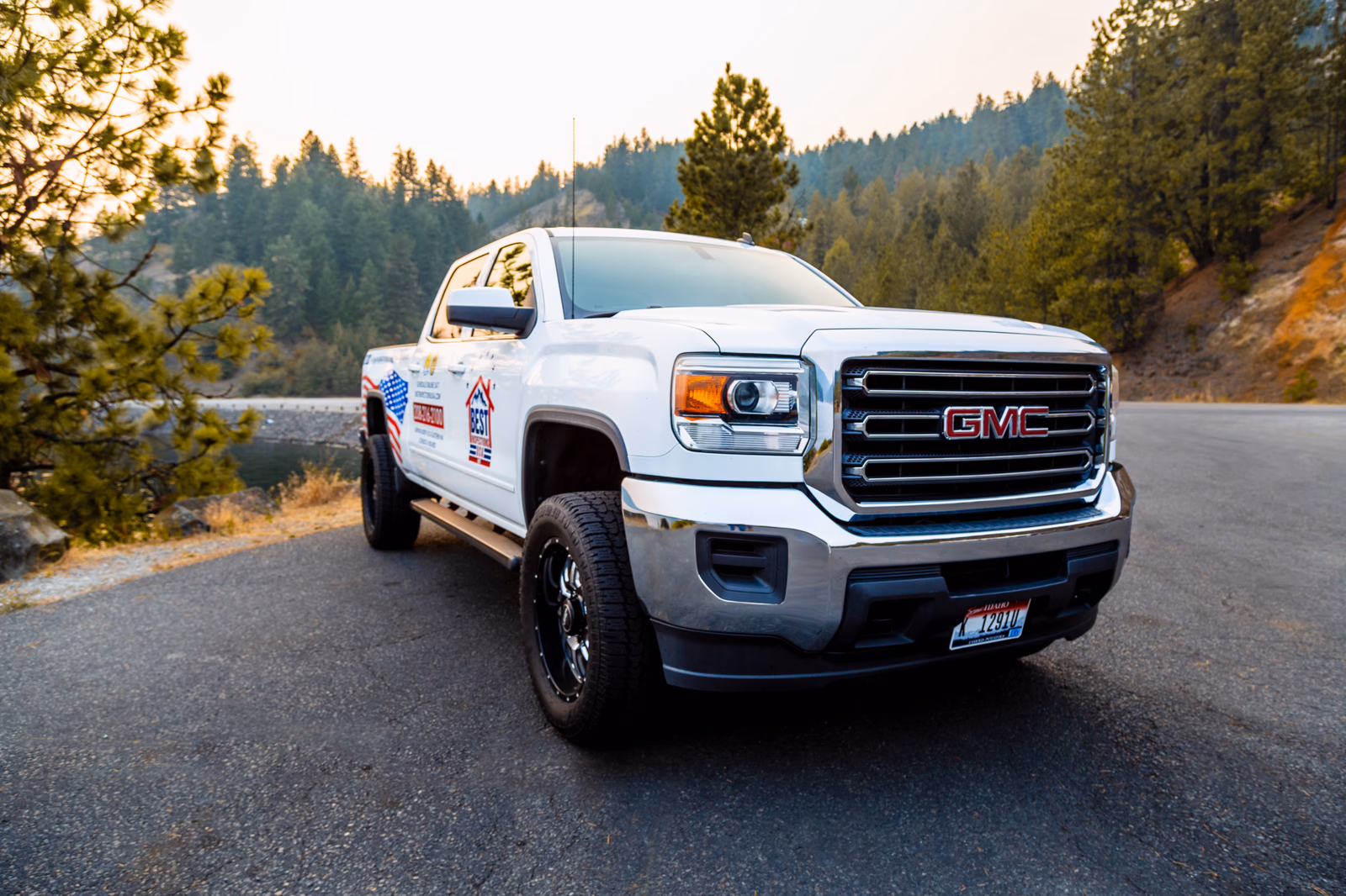 Best Inspections USA vehicle wrap in Coeur d'Alene, ID