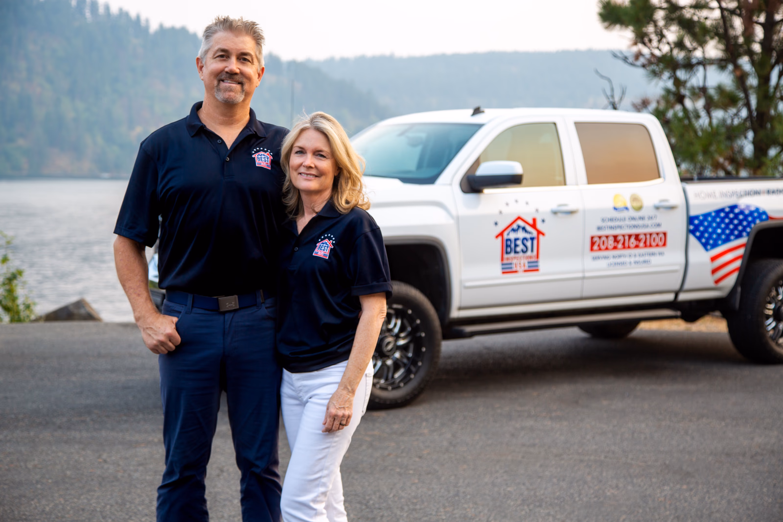 Best Inspections USA vehicle wrap in Coeur d'Alene, ID